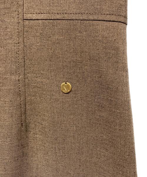 MUVEIL（ミュベール）MUVEIL (ミュベール) 水しぶきビジューサロペット　MA241FP002 ブラウン サイズ:36の古着・服飾アイテム