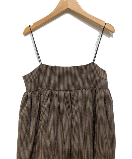 TODAYFUL（トゥデイフル）TODAYFUL (トゥデイフル) Washer Camisole Dress 12420310 ブラウン サイズ:38の古着・服飾アイテム