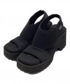 MAISON SPECIALメゾンスペシャル）の古着「STRETCH CUT OFF SANDALS」｜ブラック