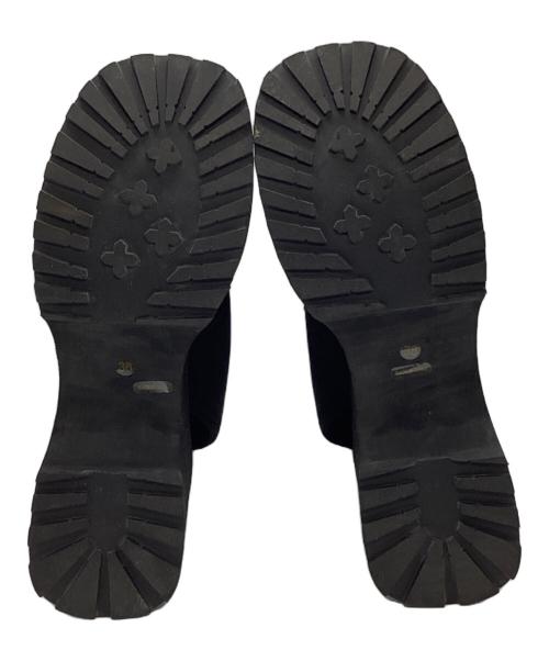 MAISON SPECIAL（メゾンスペシャル）MAISON SPECIAL (メゾンスペシャル) STRETCH CUT OFF SANDALS ブラック サイズ:38の古着・服飾アイテム