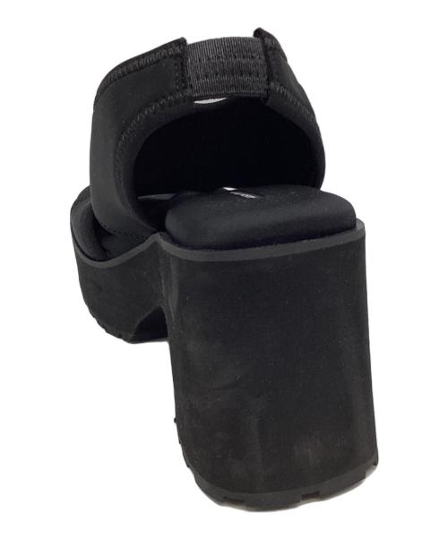 MAISON SPECIAL（メゾンスペシャル）MAISON SPECIAL (メゾンスペシャル) STRETCH CUT OFF SANDALS ブラック サイズ:38の古着・服飾アイテム