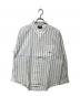 DESCENDANT（ディセンダント）の古着「ストライプシャツ」｜ホワイト×グレー