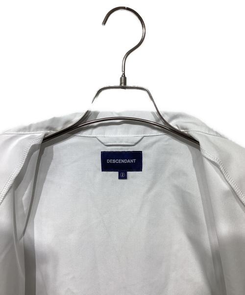 DESCENDANT（ディセンダント）DESCENDANT (ディセンダント) オープンカラーシャツ ホワイト サイズ:2の古着・服飾アイテム