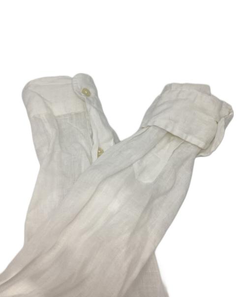 POLO RALPH LAUREN（ポロ・ラルフローレン）POLO RALPH LAUREN (ポロ・ラルフローレン) リネンシャツ ホワイト サイズ:XSの古着・服飾アイテム