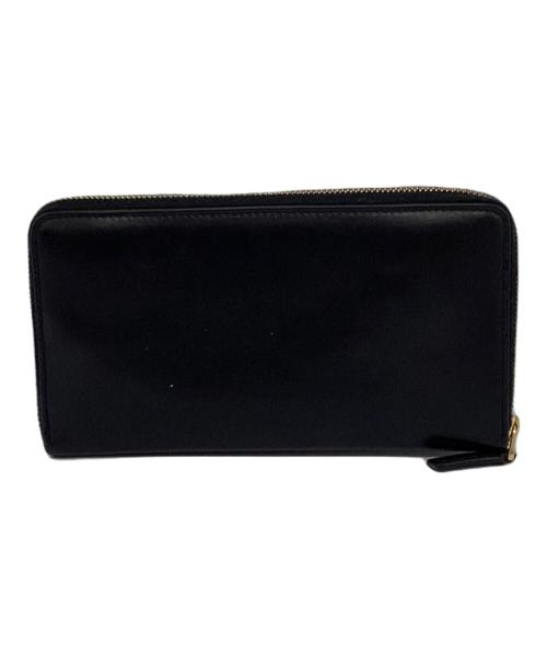 GUCCI（グッチ）GUCCI (グッチ) ラウンドファスナー財布　547593 ブラックの古着・服飾アイテム