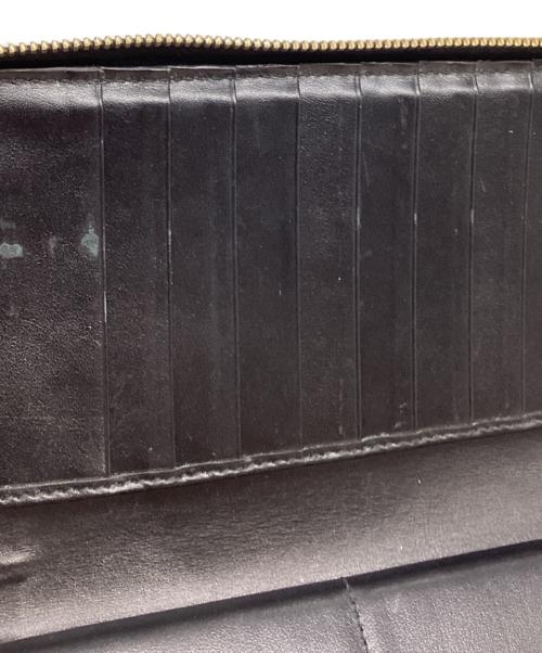 GUCCI（グッチ）GUCCI (グッチ) ラウンドファスナー財布　547593 ブラックの古着・服飾アイテム