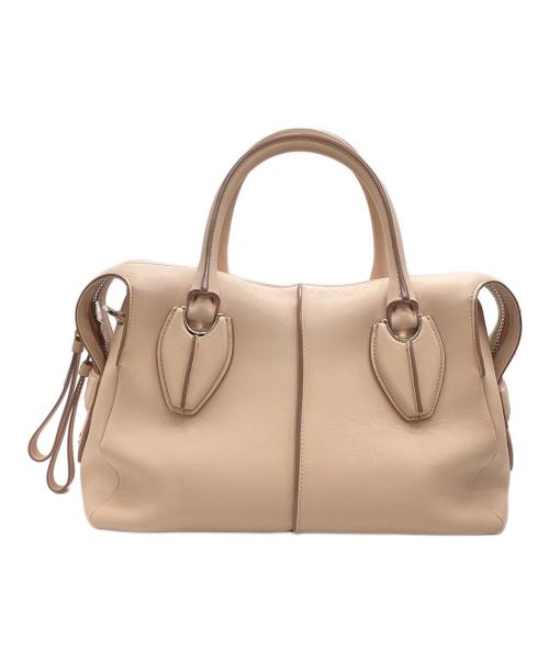 TOD'S（トッズ）TOD'S (トッズ) D‐Styling Small 2WAYバッグ ベージュの古着・服飾アイテム