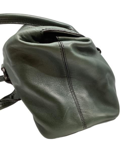 TOD'S（トッズ）TOD'S (トッズ) ターンロックハンドバッグ グリーンの古着・服飾アイテム