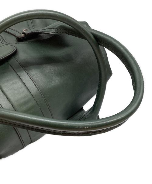 TOD'S（トッズ）TOD'S (トッズ) ターンロックハンドバッグ グリーンの古着・服飾アイテム