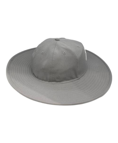 New Era（ニューエラ）New Era (ニューエラ) ヤンキースロングブリムハット グレー サイズ:7 3/8（58.7ｃｍ）の古着・服飾アイテム