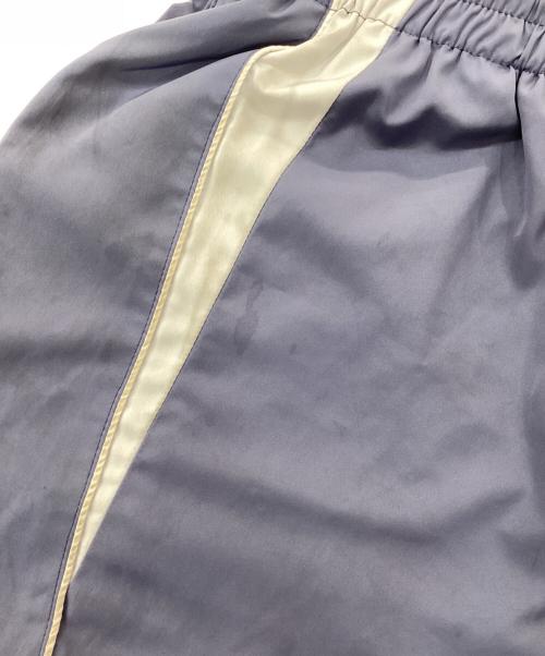 A BATHING APE（ア ベイシング エイプ）A BATHING APE (ア ベイシング エイプ) LOGO NYLON TRACK PANTS ネイビー サイズ:Sの古着・服飾アイテム