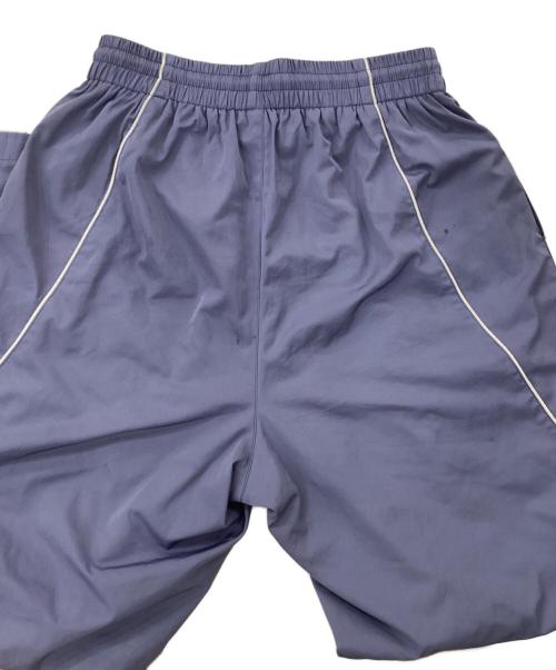 A BATHING APE（ア ベイシング エイプ）A BATHING APE (ア ベイシング エイプ) LOGO NYLON TRACK PANTS ネイビー サイズ:Sの古着・服飾アイテム