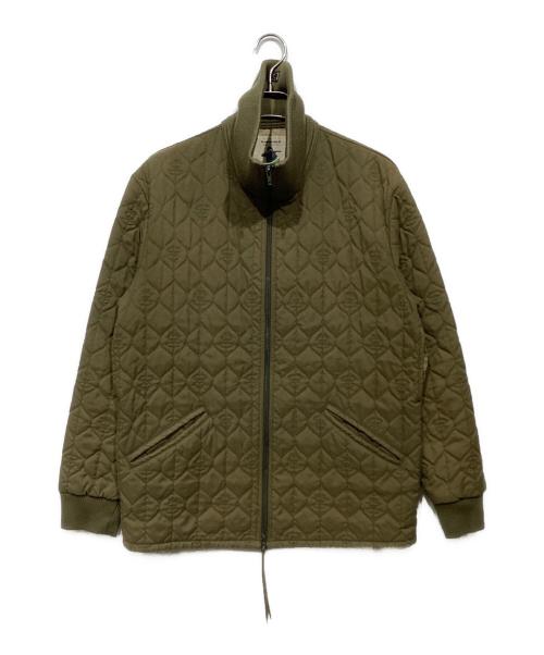 A BATHING APE（ア ベイシング エイプ）A BATHING APE (ア ベイシング エイプ) 90s キルティングジャケット オリーブ サイズ:Lの古着・服飾アイテム