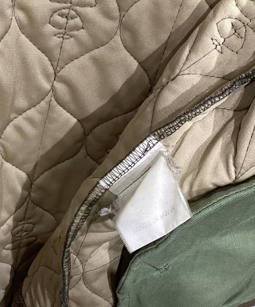 A BATHING APE（ア ベイシング エイプ）A BATHING APE (ア ベイシング エイプ) 90s キルティングジャケット オリーブ サイズ:Lの古着・服飾アイテム