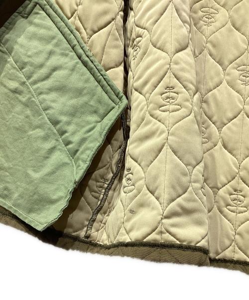 A BATHING APE（ア ベイシング エイプ）A BATHING APE (ア ベイシング エイプ) 90s キルティングジャケット オリーブ サイズ:Lの古着・服飾アイテム