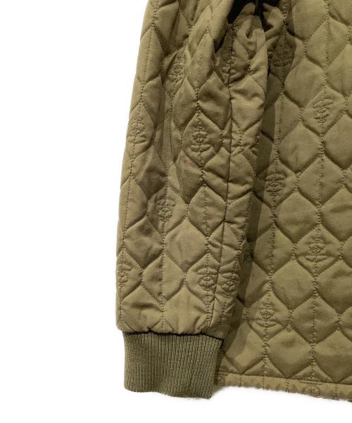 A BATHING APE（ア ベイシング エイプ）A BATHING APE (ア ベイシング エイプ) 90s キルティングジャケット オリーブ サイズ:Lの古着・服飾アイテム