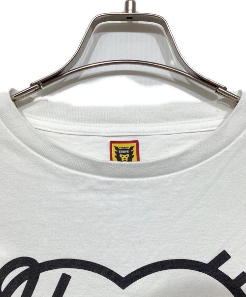 HUMAN MADE（ヒューマンメイド）HUMAN MADE (ヒューマンメイド) 22AW HEART L/S T-SHIRT ホワイト サイズ:Lの古着・服飾アイテム