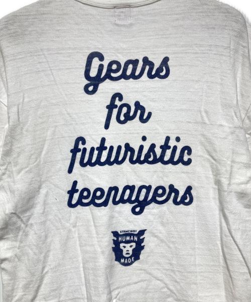 HUMAN MADE（ヒューマンメイド）HUMAN MADE (ヒューマンメイド) HEART BADGE TEE ホワイト サイズ:Lの古着・服飾アイテム