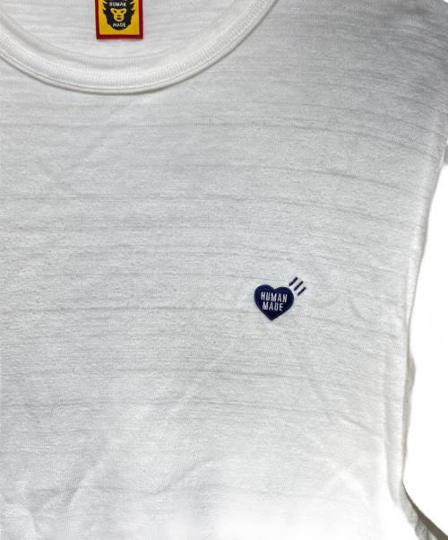 HUMAN MADE（ヒューマンメイド）HUMAN MADE (ヒューマンメイド) HEART BADGE TEE ホワイト サイズ:Lの古着・服飾アイテム