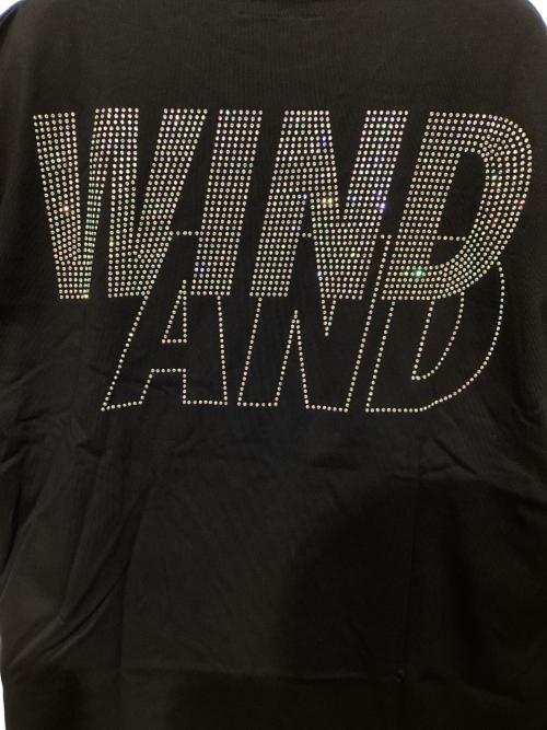 WIND AND SEA（ウィンダンシー）WIND AND SEA (ウィンダンシー) ラインストーンtシャツ　WDS-SEA-22S-03 ブラック サイズ:Mの古着・服飾アイテム