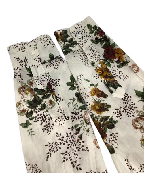 CABAN（キャバン）CABAN (キャバン) フローラルシャツ 59-01-01-01007 ベージュ サイズ:Lの古着・服飾アイテム