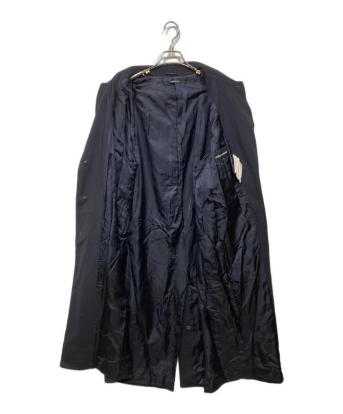 GIORGIO ARMANI（ジョルジョアルマーニ）GIORGIO ARMANI (ジョルジョアルマーニ) カシミヤ混 比翼ステンカラーコート ネイビー サイズ:不明の古着・服飾アイテム