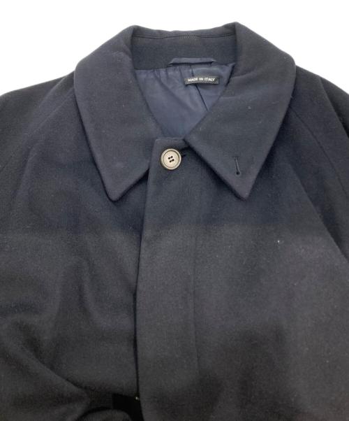 GIORGIO ARMANI（ジョルジョアルマーニ）GIORGIO ARMANI (ジョルジョアルマーニ) カシミヤ混 比翼ステンカラーコート ネイビー サイズ:不明の古着・服飾アイテム