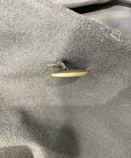 GIORGIO ARMANI（ジョルジョアルマーニ）GIORGIO ARMANI (ジョルジョアルマーニ) カシミヤ混 比翼ステンカラーコート ネイビー サイズ:不明の古着・服飾アイテム