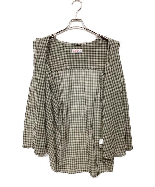 Spick and Span（スピック＆スパン）Spick and Span (スピックアンドスパン) コットンボイルチェックシャツ グリーン サイズ:-の古着・服飾アイテム