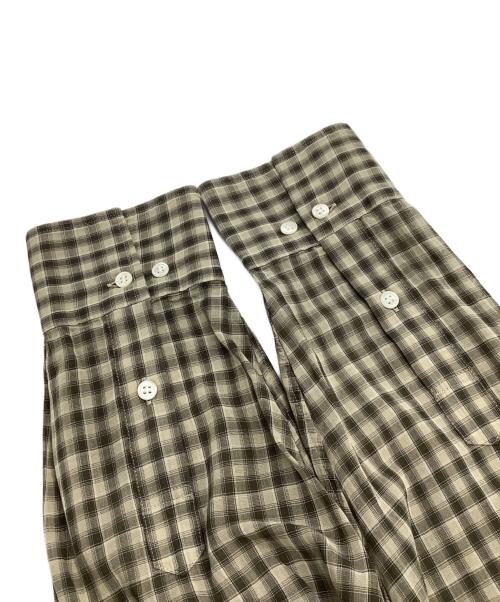 Spick and Span（スピック＆スパン）Spick and Span (スピックアンドスパン) コットンボイルチェックシャツ グリーン サイズ:-の古着・服飾アイテム