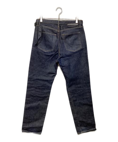 sacai（サカイ）sacai (サカイ) BELTED STRAIGHT DENIM インディゴ サイズ:2の古着・服飾アイテム