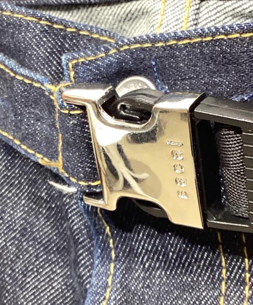 sacai（サカイ）sacai (サカイ) BELTED STRAIGHT DENIM インディゴ サイズ:2の古着・服飾アイテム