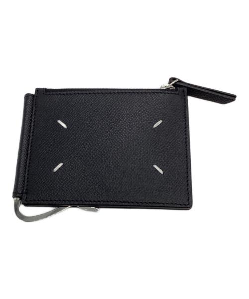 Maison Margiela（メゾンマルジェラ）Maison Margiela (メゾンマルジェラ) グレインレザー マネークリップ　SA1UI0018 ブラック サイズ:-の古着・服飾アイテム