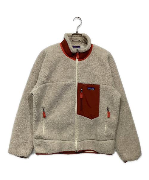 Patagonia（パタゴニア）Patagonia (パタゴニア) レトロX フリースジャケット 23056 アイボリー×ブラウン サイズ:Lの古着・服飾アイテム