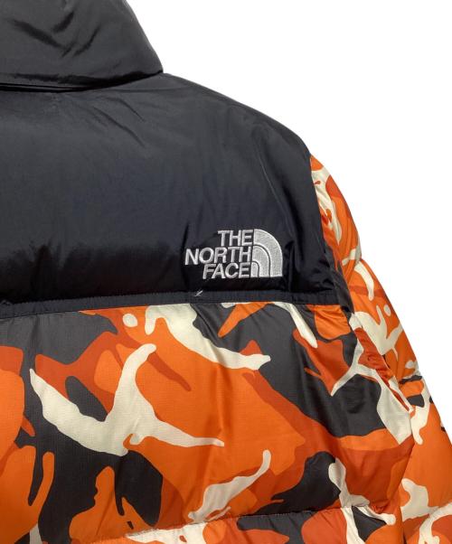 THE NORTH FACE（ザ ノース フェイス）THE NORTH FACE (ザ ノース フェイス) ノベルティー ヌプシジャケット　ND91842 ブラック×オレンジ サイズ:Lの古着・服飾アイテム