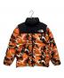 THE NORTH FACE（ザ ノース フェイス）の古着「ノベルティー ヌプシジャケット　ND91842」｜ブラック×オレンジ