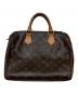 中古・古着 LOUIS VUITTON (ルイ ヴィトン) ミニボストン ハンドバッグ ブラウン：50000円