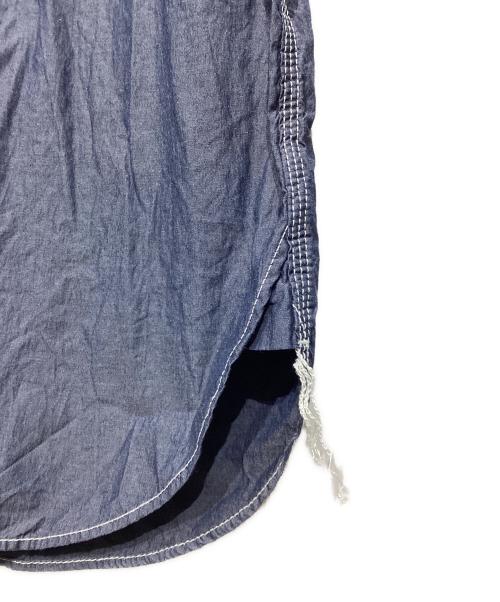 COMME des GARCONS JUNYA WATANABE MAN（コム デ ギャルソン ジュンヤ ワタナベ マン）COMME des GARCONS JUNYA WATANABE MAN (コム デ ギャルソン ジュンヤ ワタナベ マン) 綿ツイルシャンブレーシャツ半袖シャツ ネイビー サイズ:Sの古着・服飾アイテム