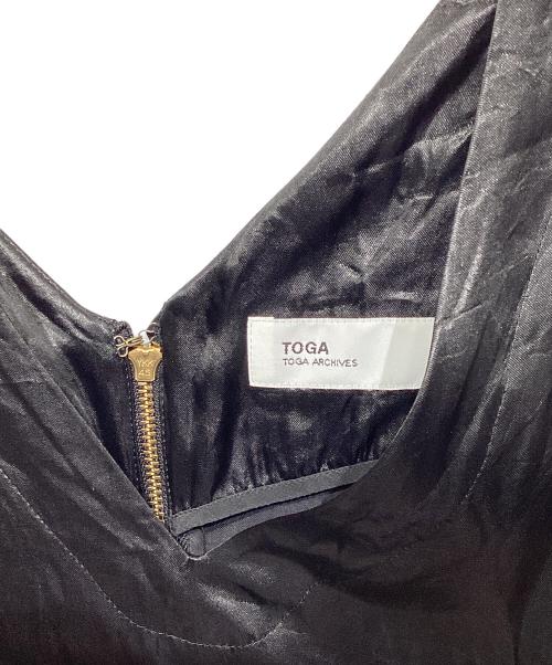 TOGA ARCHIVES（トーガアーカイブス）TOGA ARCHIVES (トーガアーカイブス) ノースリーブワンピース ブラック サイズ:36の古着・服飾アイテム
