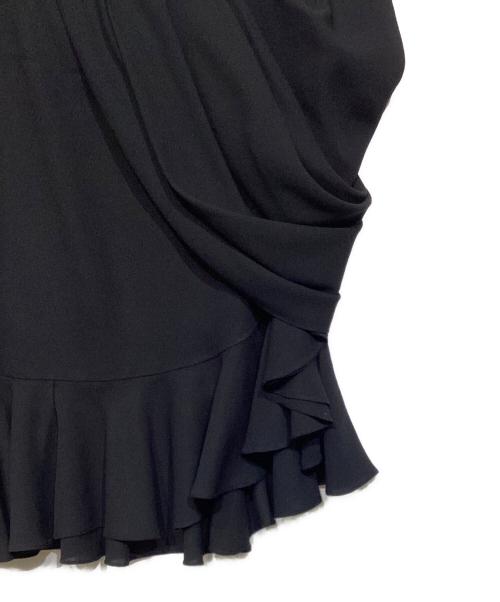 BALENCIAGA.PARIS（バレンシアガ）BALENCIAGA.PARIS (バレンシアガ) フリルデザインスカート ブラック サイズ:36の古着・服飾アイテム