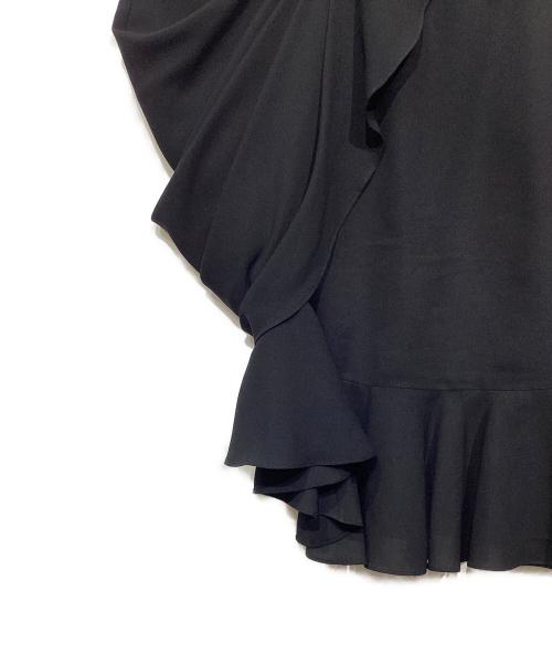 BALENCIAGA.PARIS（バレンシアガ）BALENCIAGA.PARIS (バレンシアガ) フリルデザインスカート ブラック サイズ:36の古着・服飾アイテム