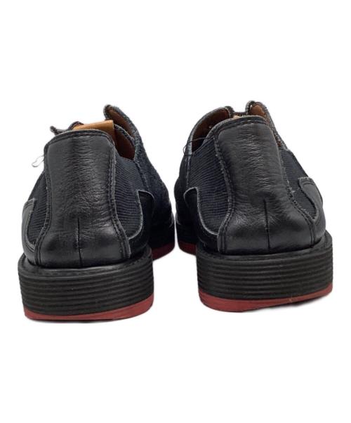 glamb（グラム）glamb (グラム) Multi Leather Lace-Up Shoes GB0321-AC04 ブラック×レッド サイズ:2の古着・服飾アイテム