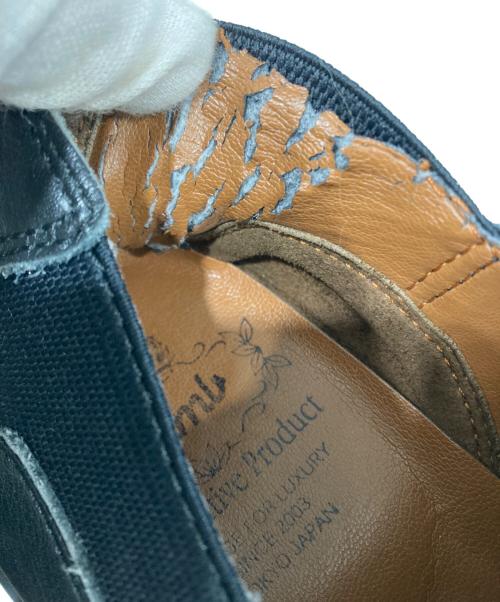 glamb（グラム）glamb (グラム) Multi Leather Lace-Up Shoes GB0321-AC04 ブラック×レッド サイズ:2の古着・服飾アイテム