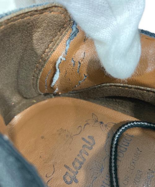 glamb（グラム）glamb (グラム) Multi Leather Lace-Up Shoes GB0321-AC04 ブラック×レッド サイズ:2の古着・服飾アイテム