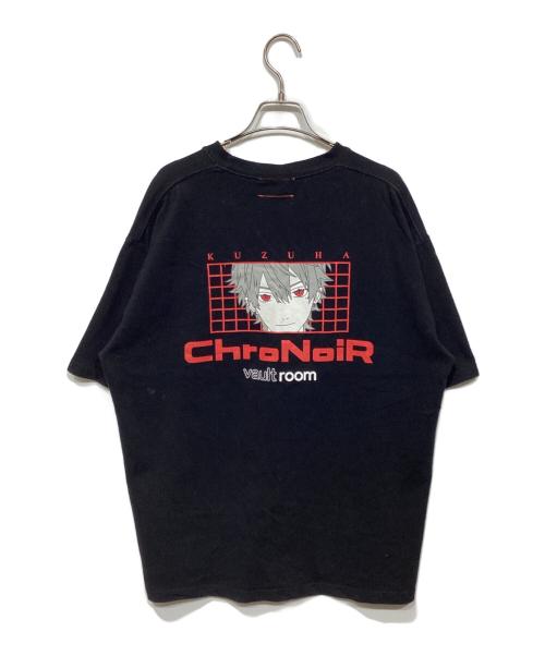 vault room（ボルトルーム）vault room (ボルトルーム) ChroNoir (クロノアール) 葛葉 コラボTシャツ　KUZUHA TEE ブラック サイズ:Lの古着・服飾アイテム