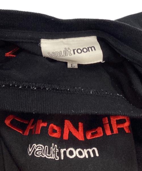 vault room（ボルトルーム）vault room (ボルトルーム) ChroNoir (クロノアール) 葛葉 コラボTシャツ　KUZUHA TEE ブラック サイズ:Lの古着・服飾アイテム