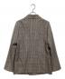 IENA (イエナ) グレンチェック W前ジャケット ベージュ サイズ:38：12000円