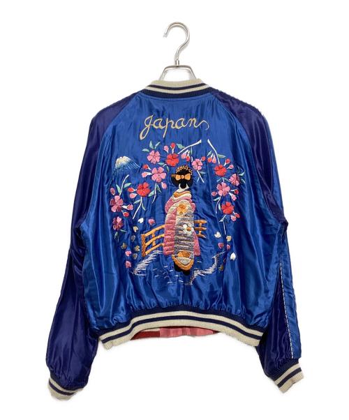 BEAMS BOY（ビームスボーイ）BEAMS BOY (ビームスボーイ) テーラー東洋 (テーラートウヨウ) 別注舞妓スカジャン レッド×ブルー サイズ:-の古着・服飾アイテム