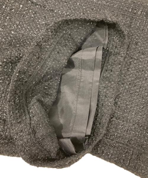 SHIKITARI（シキタリ）SHIKITARI (シキタリ) SPARKLE LAME TWEED PANTS ブラック サイズ:Mの古着・服飾アイテム