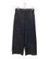 SHIKITARI（シキタリ）の古着「SPARKLE LAME TWEED PANTS」｜ブラック